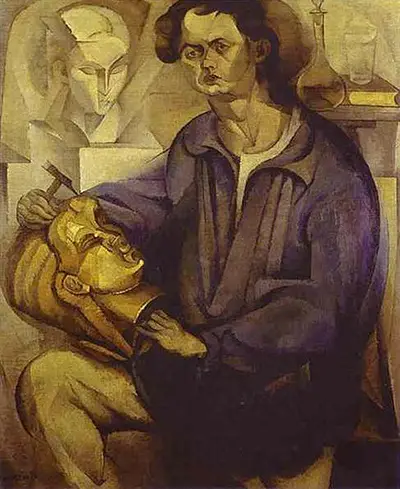 Portrait of Oscar Miestchaninoff Diego Rivera
